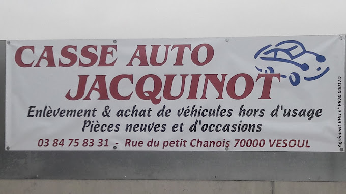 Aperçu des activités de la casse automobile CASSE AUTO JACQUINOT située à VESOUL (70000)